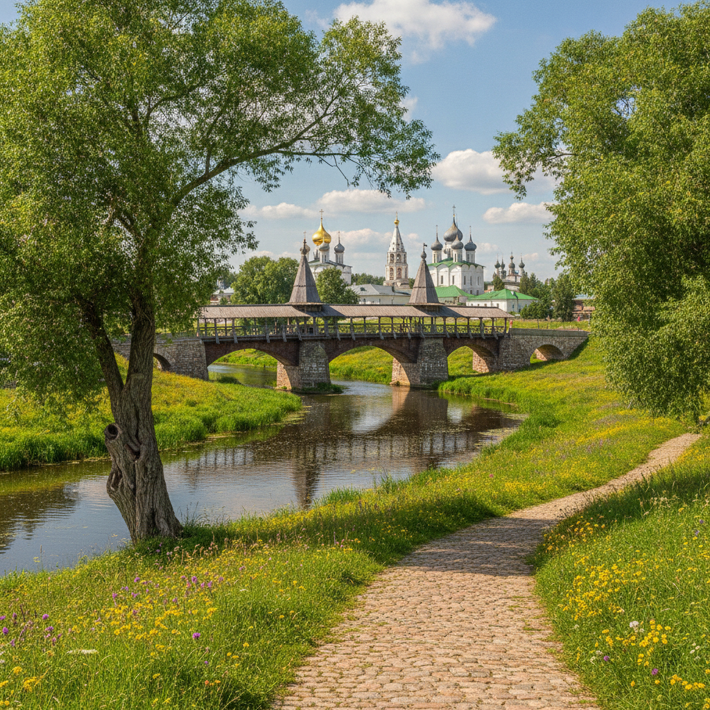 Мостики через реку Каменку