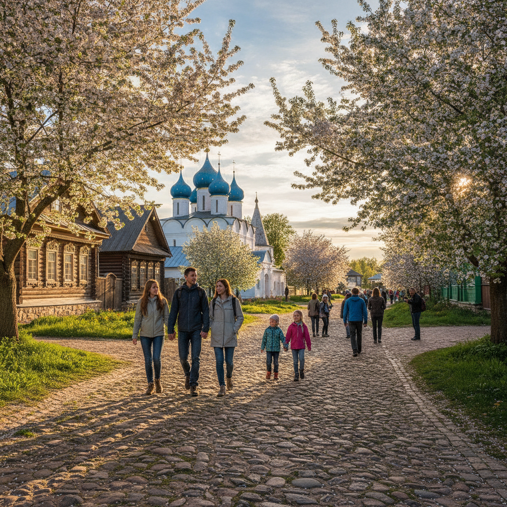 Прогулка по мощеным улицам