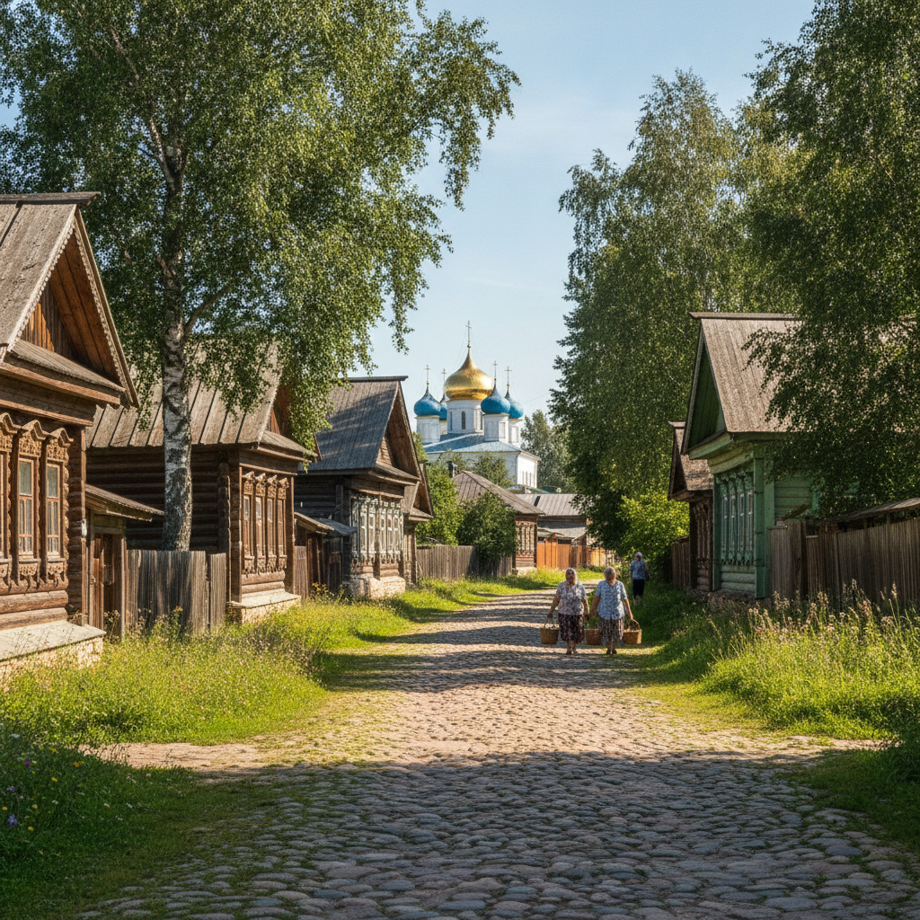 Уютные улочки Суздаля
