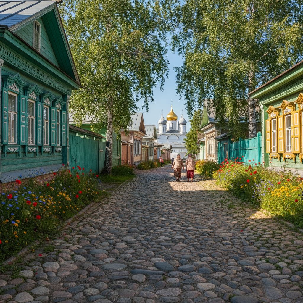 Уютные улочки Суздаля