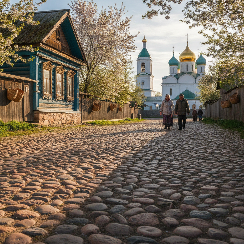 Уютный уголок старинного Суздаля