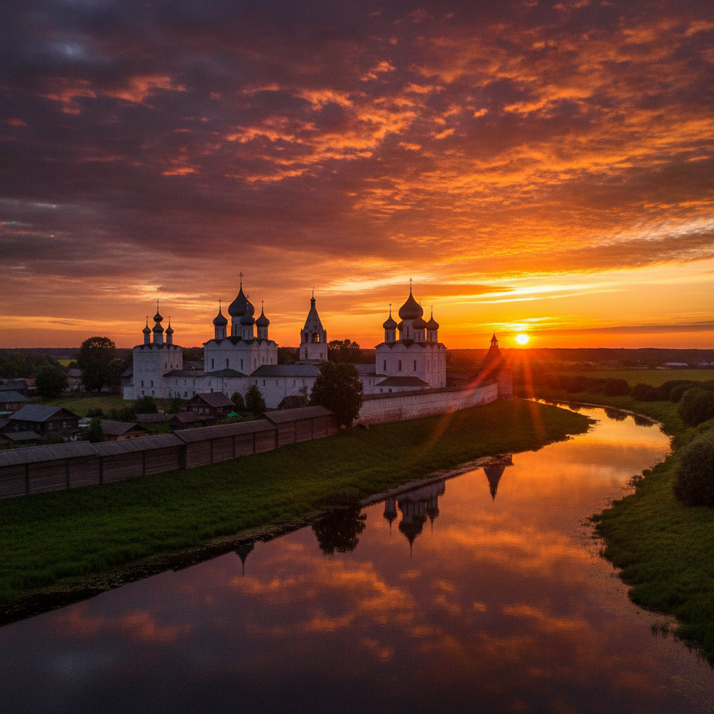 Кремль в лучах заката