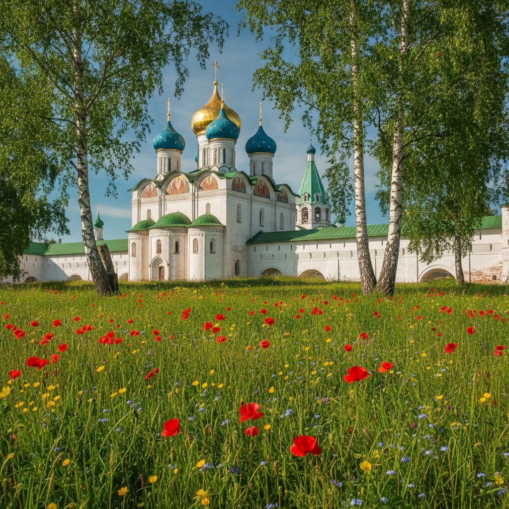 Спасо-Евфимиев монастырь в лучах солнца