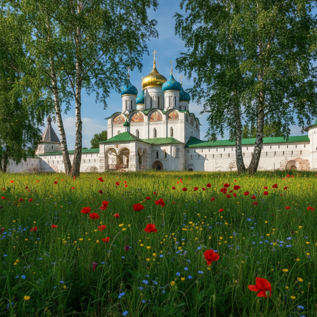 Спасо-Евфимиевский монастырь в лучах солнца