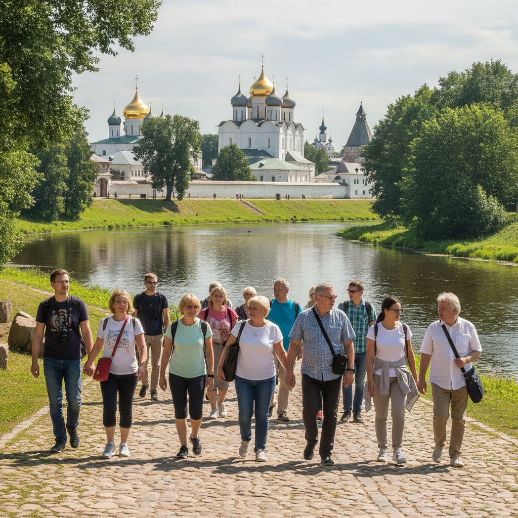 Прогулка по набережной реки Клязьма