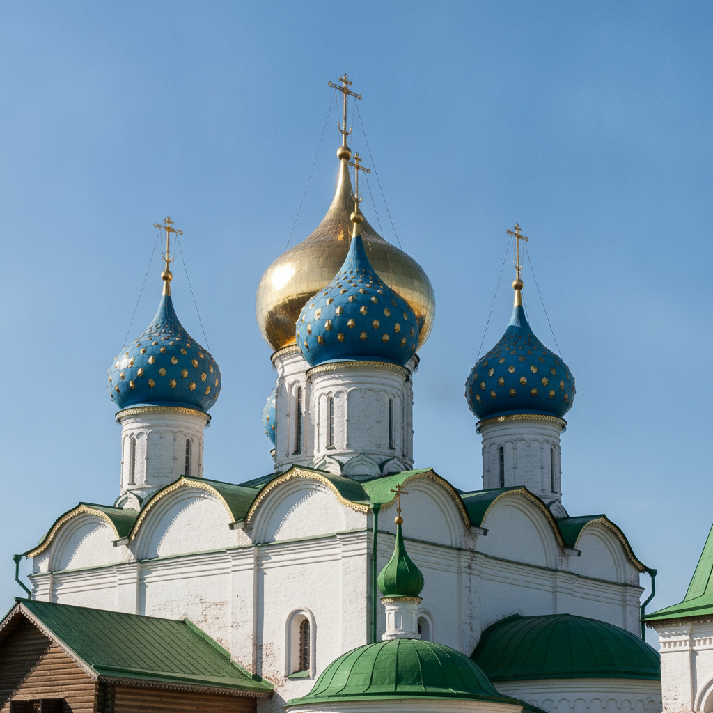 Купола Суздальских церквей