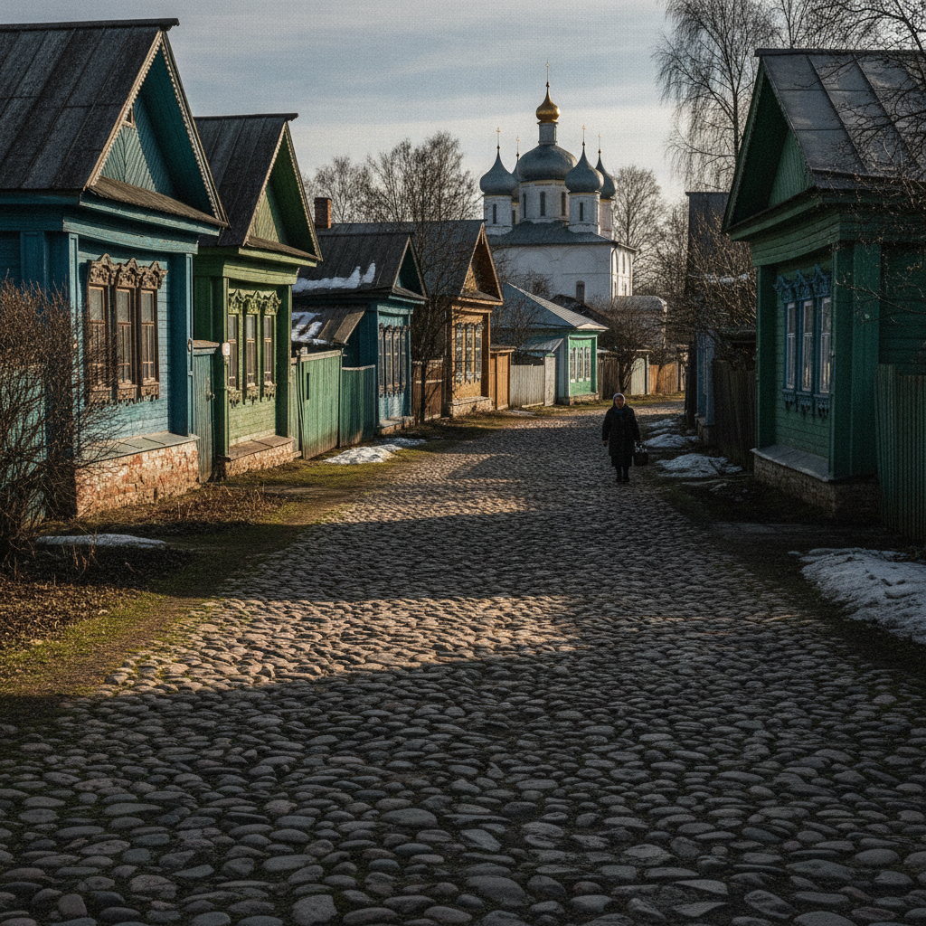 Старинные улицы Суздаля