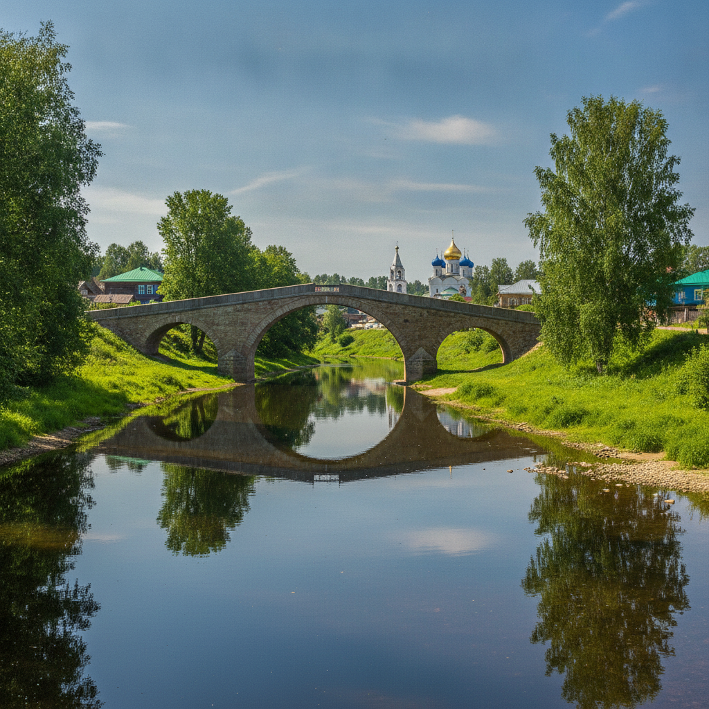 Мост через реку Клязьма