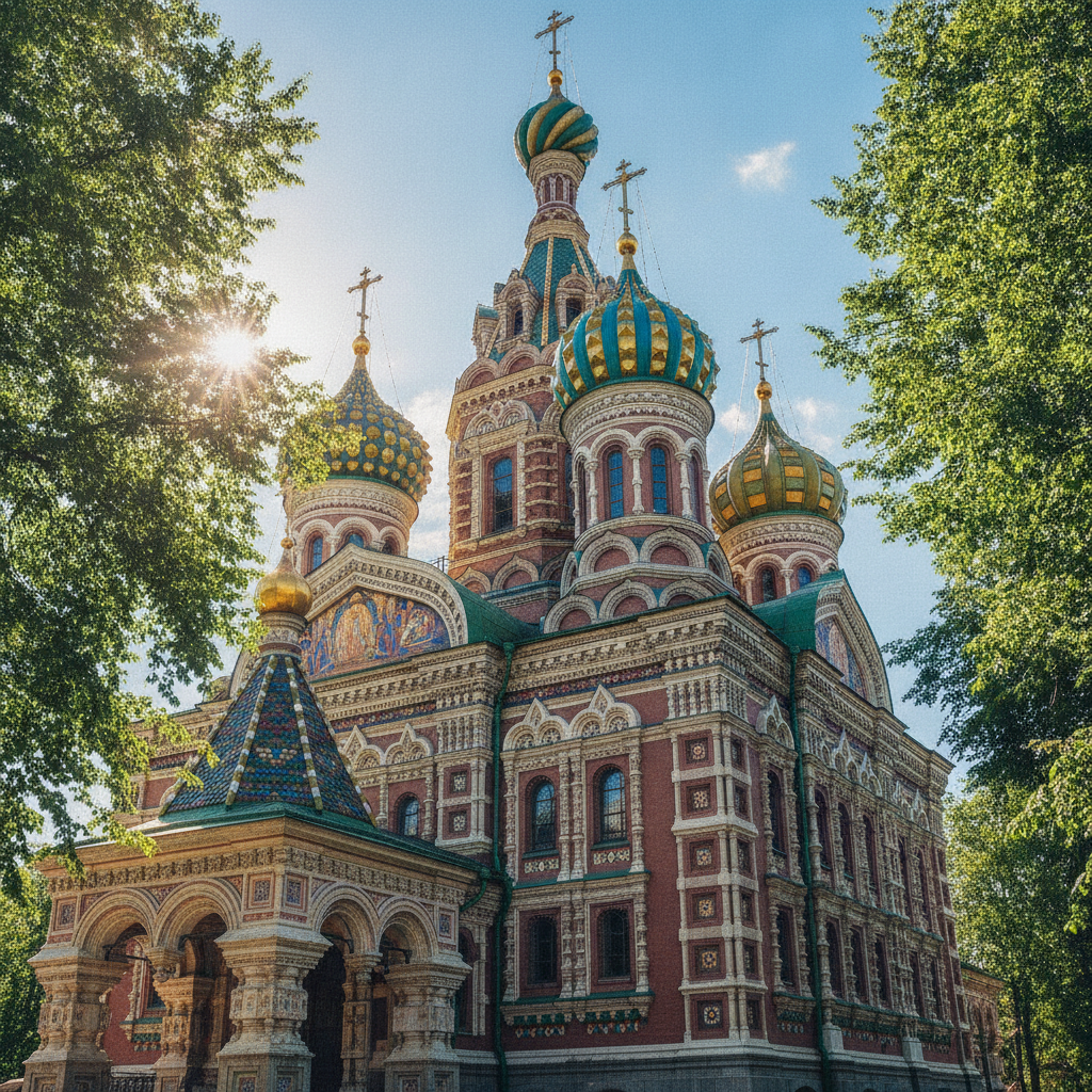Рождественский собор в лучах солнца