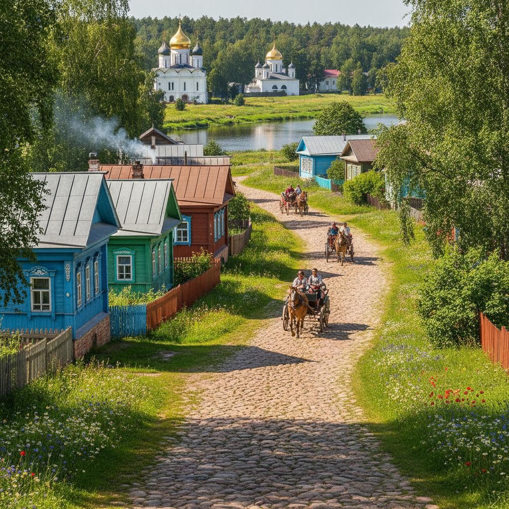 Уютные улочки Суздаля