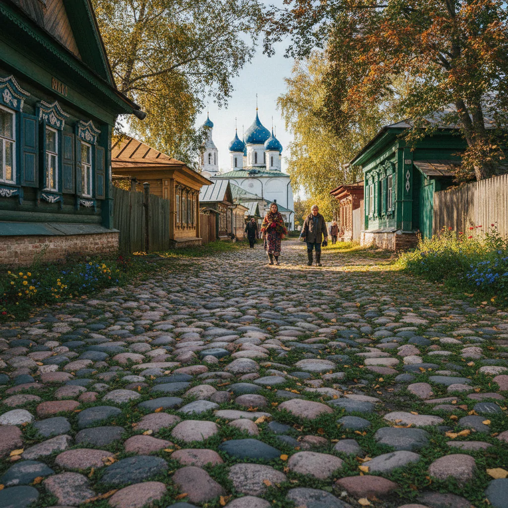 Старинные улицы Суздаля