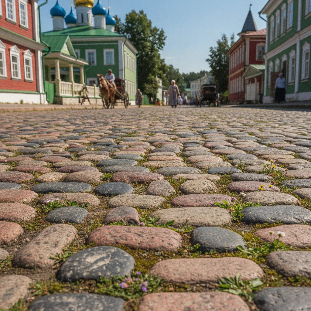Мощеные улицы старого города